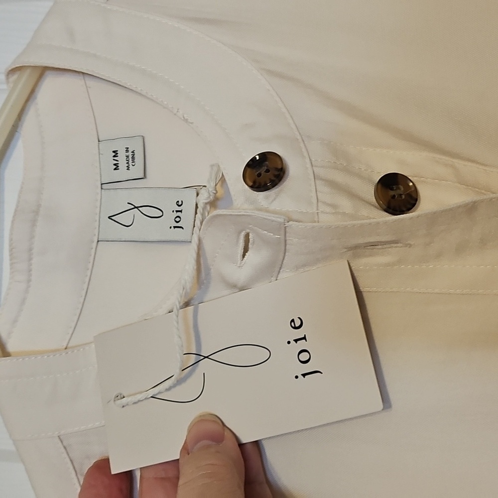 Joie Ivory Button-Up Top - Picture 4 of 11